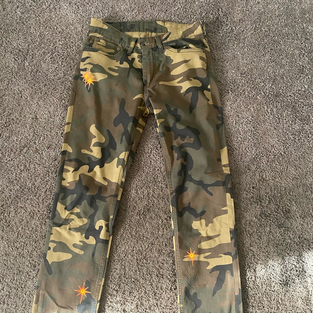 LutteXLevi camo jeans
